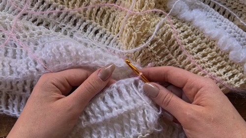 Crochet Maxi Skirt With Ruffles 3