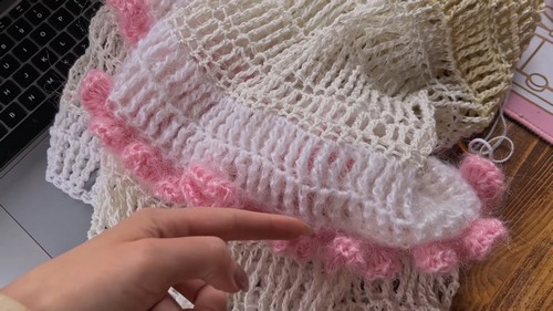 Crochet Maxi Skirt With Ruffles 4