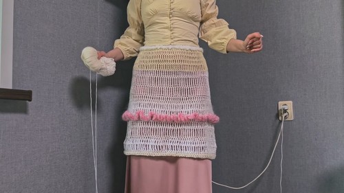 Crochet Maxi Skirt With Ruffles 5