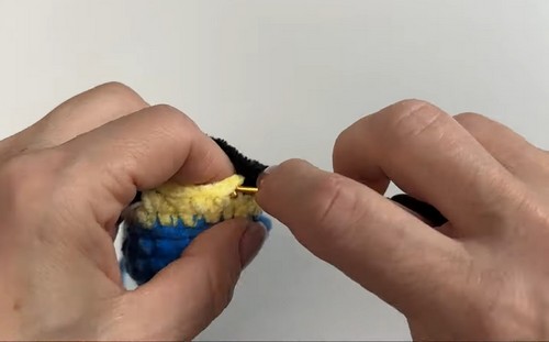 Crochet Minion Keychain 2