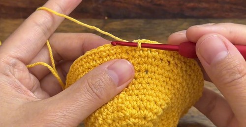 Crochet Mini Straw Hat 3