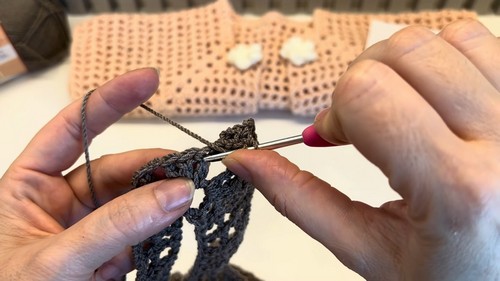 Crochet Summer Mesh Top 3