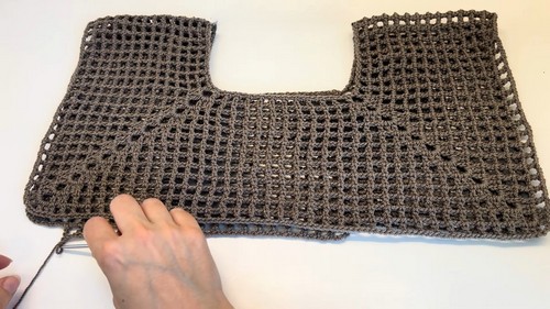 Crochet Summer Mesh Top 5