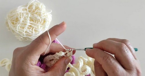 Crochet Flower Crop Top 2