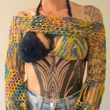 Crochet Cropped Shrug 5