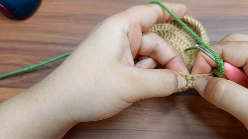 Crochet Flower Organizer Box pattern 2