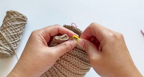 Crochet Macrame Bag pattern 1