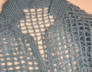Crochet Mesh Shirt 5