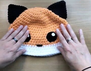 Crochet Fox Hat 5