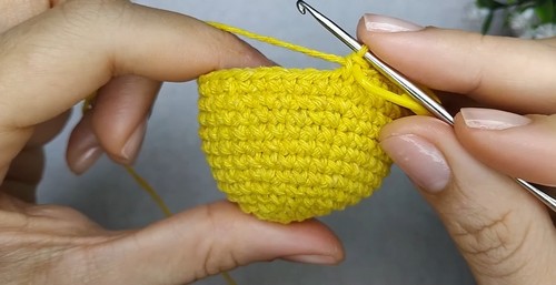 Crochet Cat Keychain 1