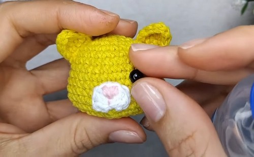 Crochet Cat Keychain 3