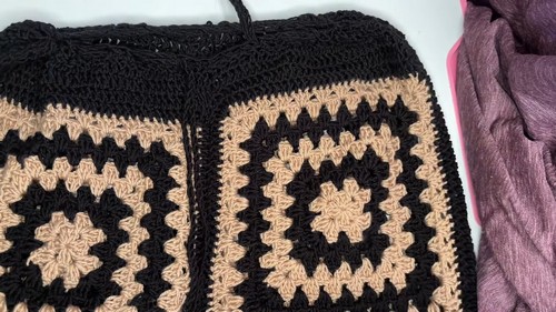 Crochet Granny Square Pants 5