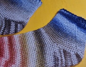 Crochet Winter Socks 5