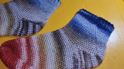 Crochet Winter Socks 5