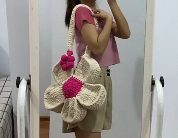 Crochet Flower Bag 5