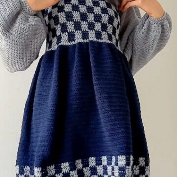 Crochet Puff Sleeve Dress 6
