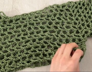 Crochet Shrug Sleeves pattern 3