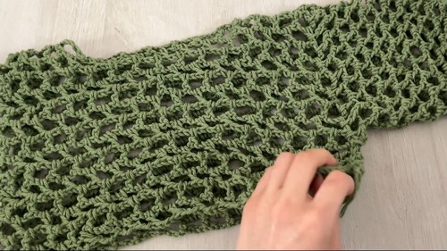 Crochet Shrug Sleeves pattern 3