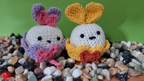 Crochet Bunny Egg Amigurumi 5