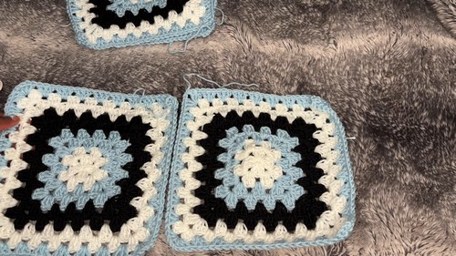 Crochet Granny Square Sweater 1