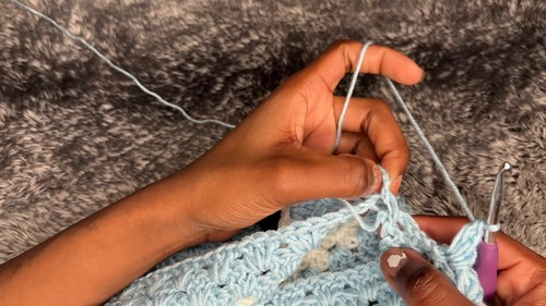 Crochet Granny Square Sweater 3