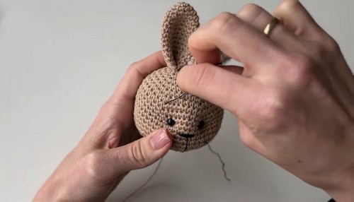 Crochet Bunny Ring Rattle 4