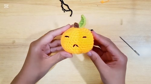 aUnique Easy Crochet Orange Amigurumi 5