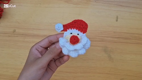 Unique Easy Crochet Santa Claus Keychain 4