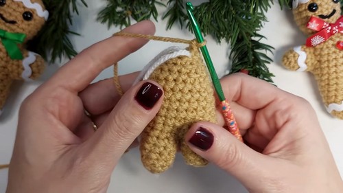 How To Crochet Gingerbread Person 2