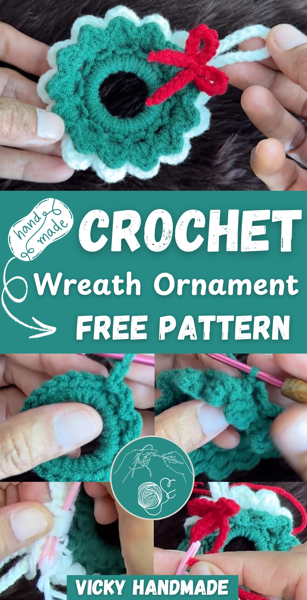 Crochet Wreath Ornament
