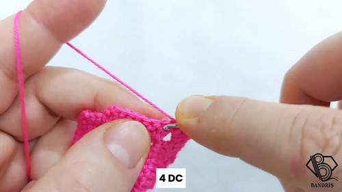 Cute Single Color Crochet Christmas Earrings 3