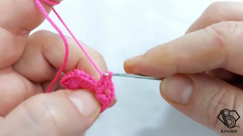 Cute Single Color Crochet Christmas Earrings 1