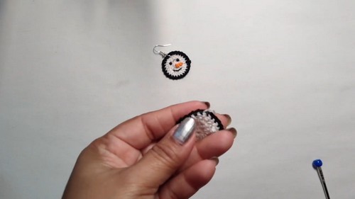 How To Snowman Earrings 2