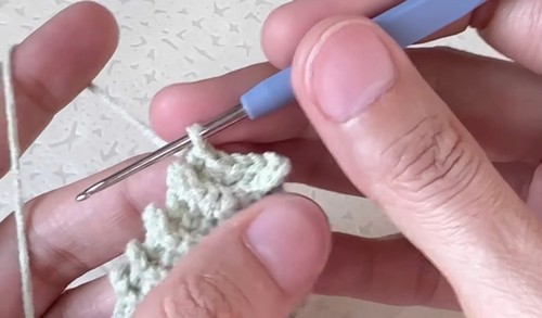 Crochet Christmas Tree Garland 2