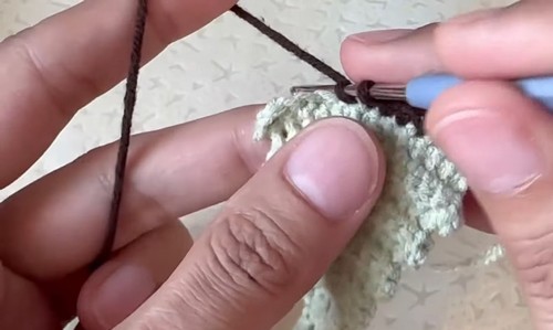 Crochet Christmas Tree Garland 3