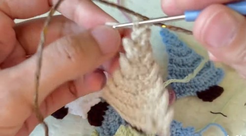 Crochet Christmas Tree Garland 4