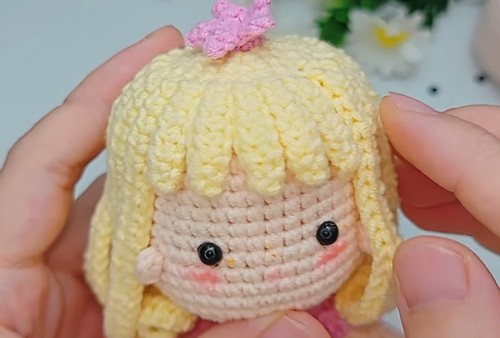 Unique Simple Crochet Aurora Princess Doll 2