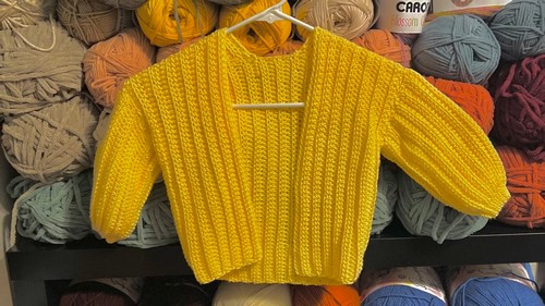 Crochet Baby Cardigan 4