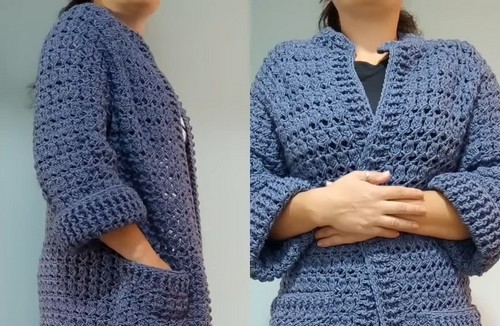 Crochet Easy Cardigan 4