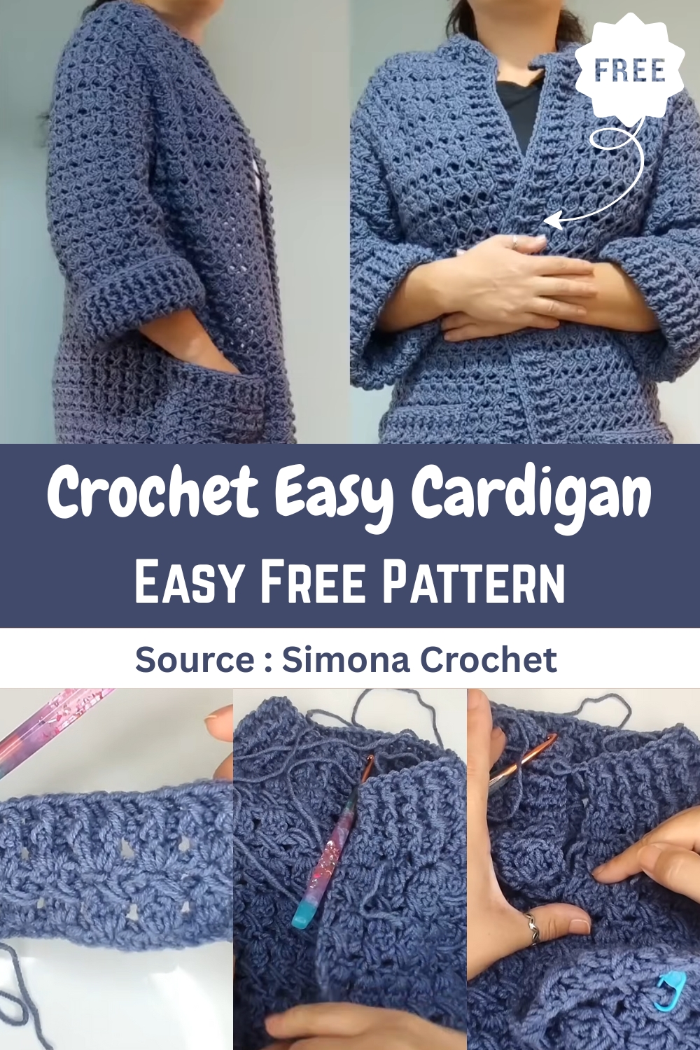 Crochet Easy Cardigan