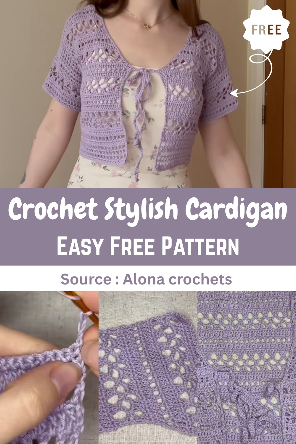 Crochet Stylish Cardigan