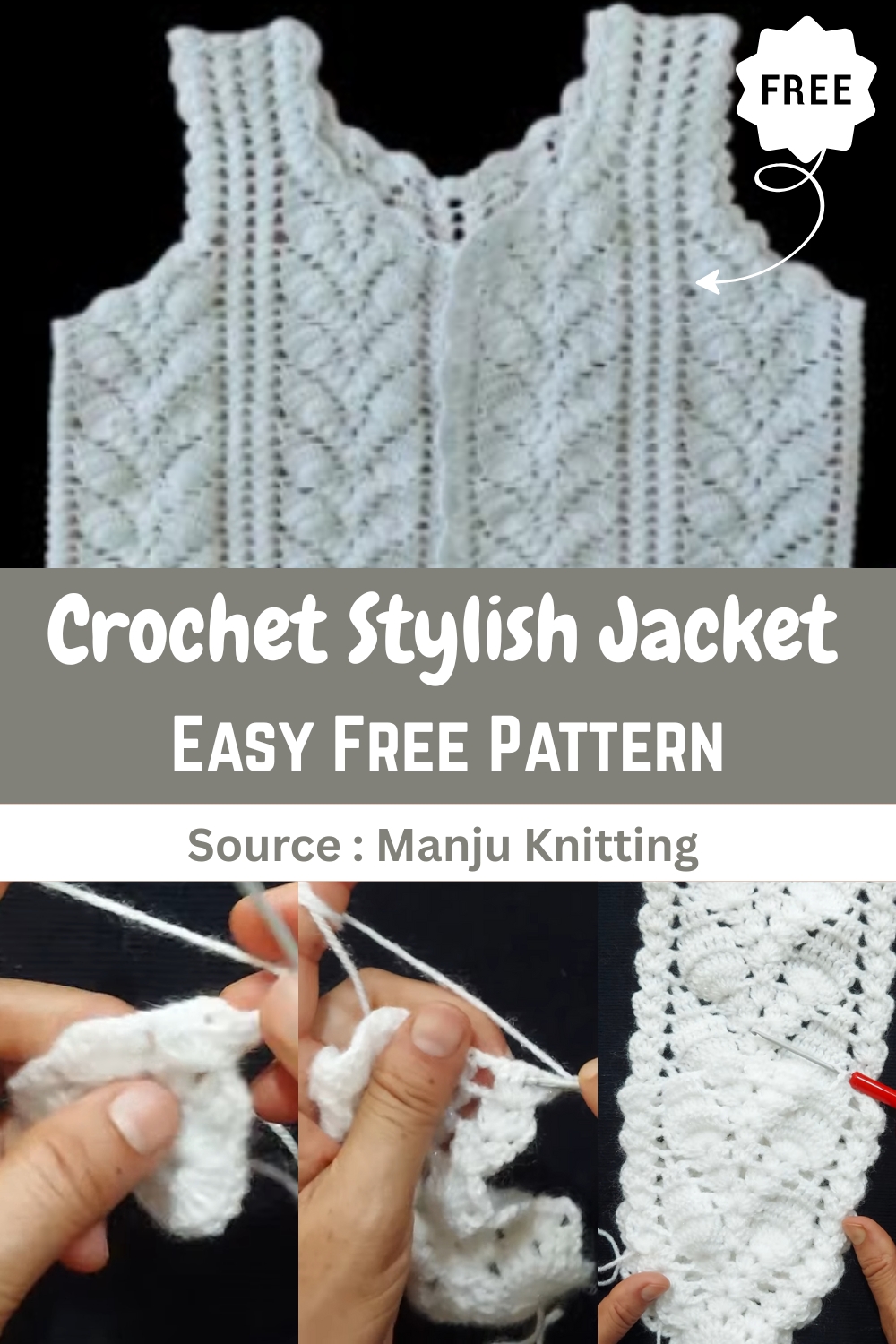 Crochet Stylish Jacket