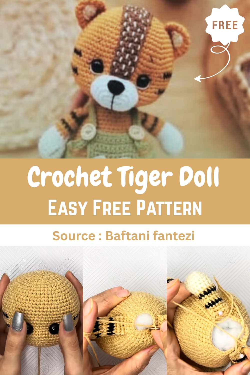 Crochet Tiger Doll