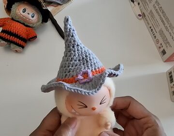 Unique Simple Crochet Witch Hat Dolls 3