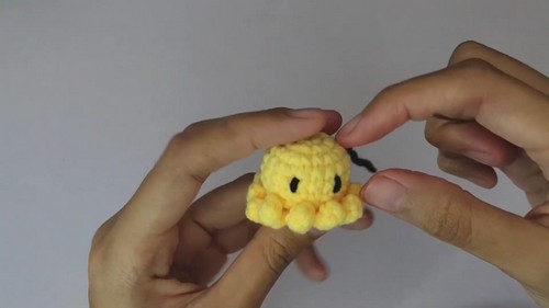 Crochet Octopus Keychain 3