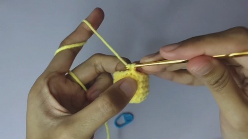 Crochet Octopus Keychain 1