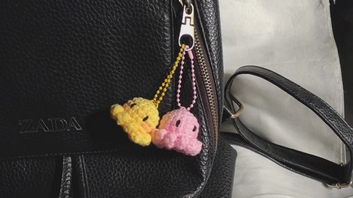 Crochet Octopus Keychain 4