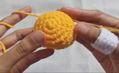Crochet Octopus Keychain 1