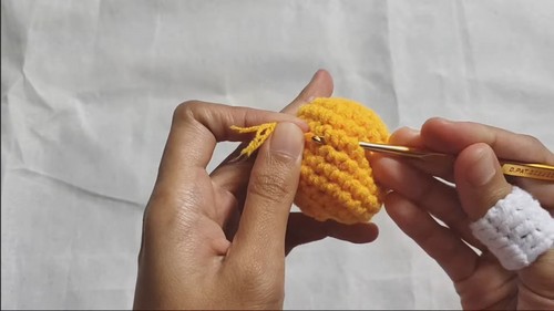 Crochet Octopus Keychain 2