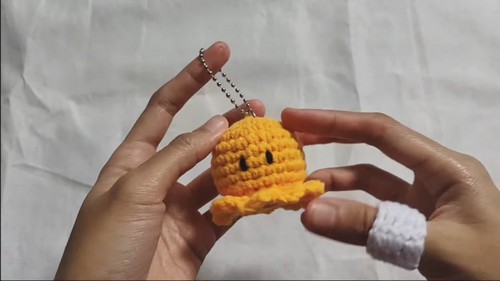 Crochet Octopus Keychain 4